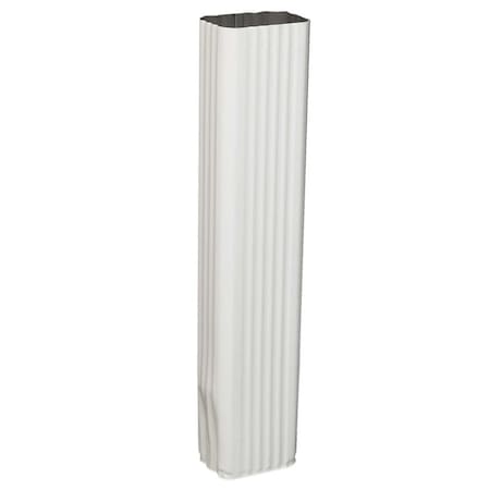 Amerimax Home Products Amerimax 3 in. H X 4.25 in. W X 15 in. L White Aluminum K Downspout Extension 47075